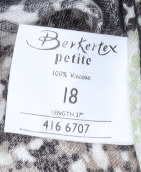 Womens UK Size 18 Berketex Straight & Pencil Skirt