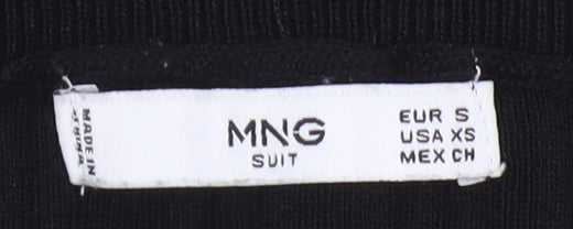 Womens UK Size S MNG Black Pullover Jumper