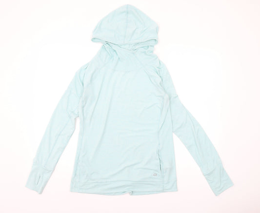 Womens UK Size M Gap Blue Pullover Hoodie