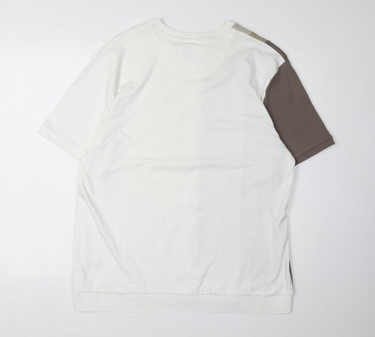 Next Men's L Cotton Colourblock T-Shirt