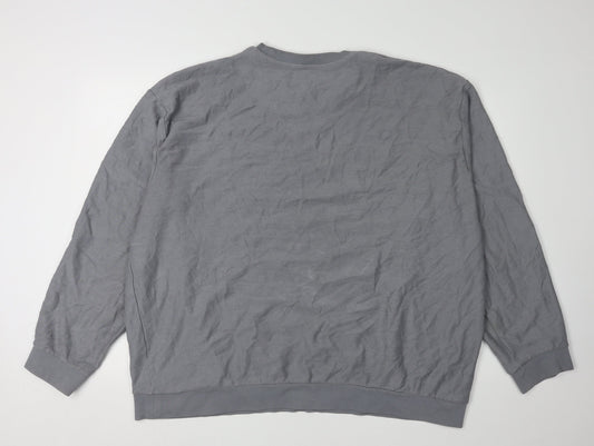 Mens UK Size XL boohooMAN Grey Pullover Sweatshirt