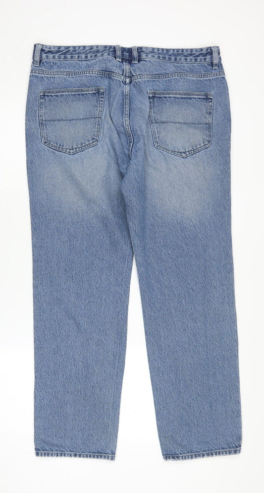 Next Men's Blue Straight Jeans 36R