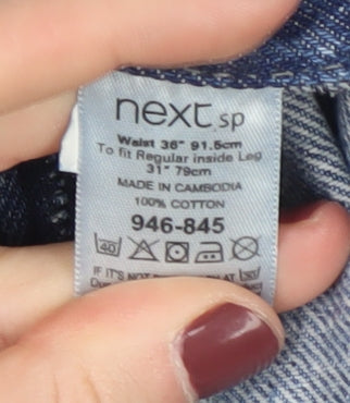 Next Men's Blue Straight Jeans 36R