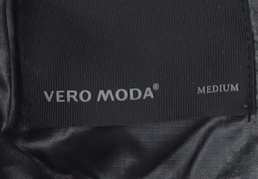 Womens UK Size M VERO MODA Black Puffer Jacket