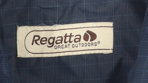 Mens UK Size S Regatta Blue Rain Coat