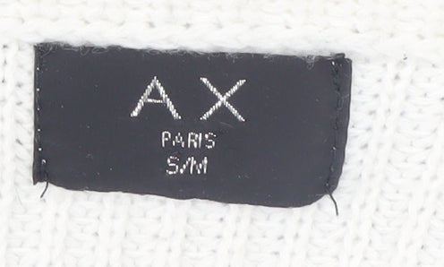 Womens UK Size S AX Paris Multicoloured Pullover Jumper