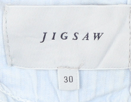 Womens UK Size 2 Jigsaw Regular Fit Straight Blue Jeans