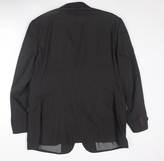 Mens UK Size 44 James Barry Regular Black Suit Jacket