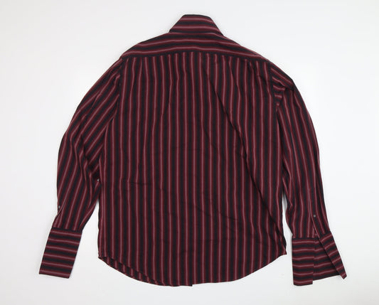 Mens UK Collar Size L Banana Republic Smart Red Dress Shirt