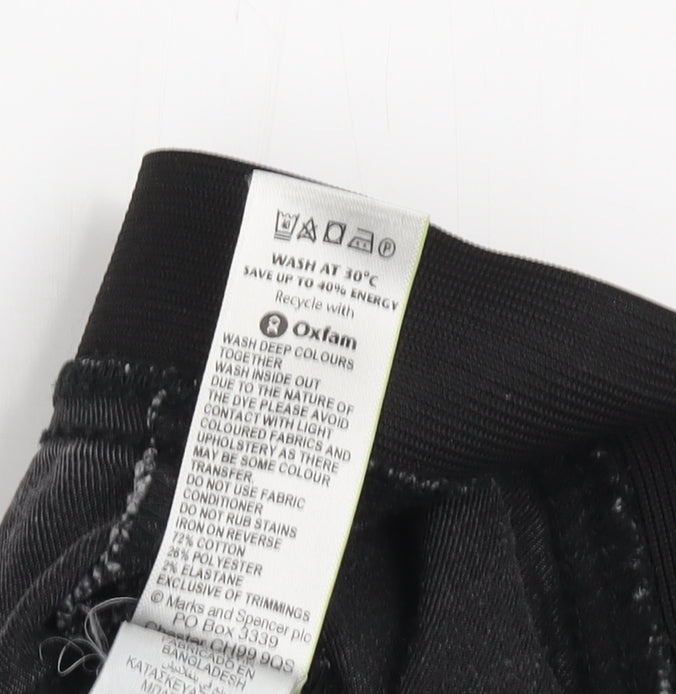 Womens UK Size 10 Marks and Spencer Slim Fit Jegging Black Trousers