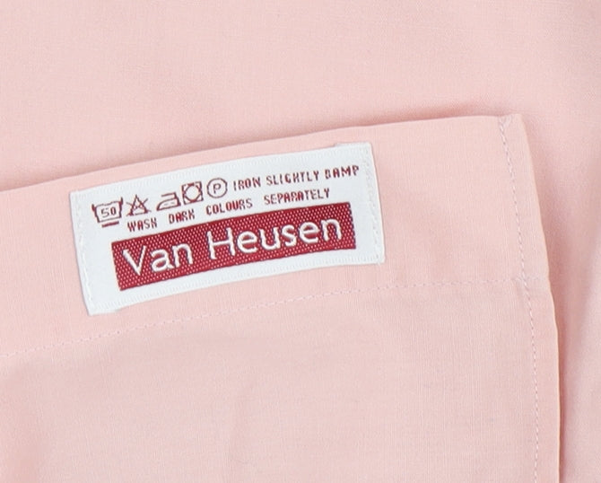 Van Heusen Men's Pink Formal Dress Shirt 44cm