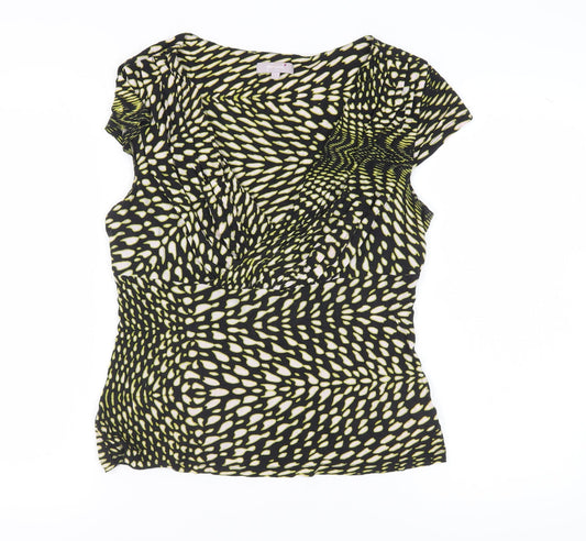 Womens UK Size 14 Marks and Spencer Multicoloured Wrap Blouse
