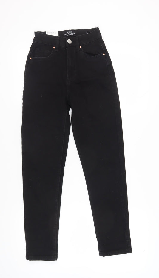 Womens UK Size 6 Cotton On Slim Fit Skinny Black Jeans