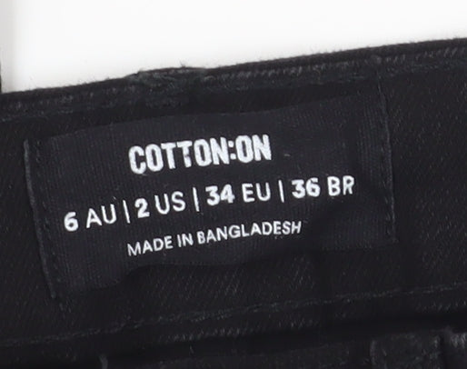 Cotton On Women's Black Skinny Jeans Size 6
