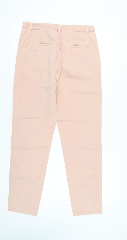 Marks and Spencer Men's Pink Chino Trousers Size 12