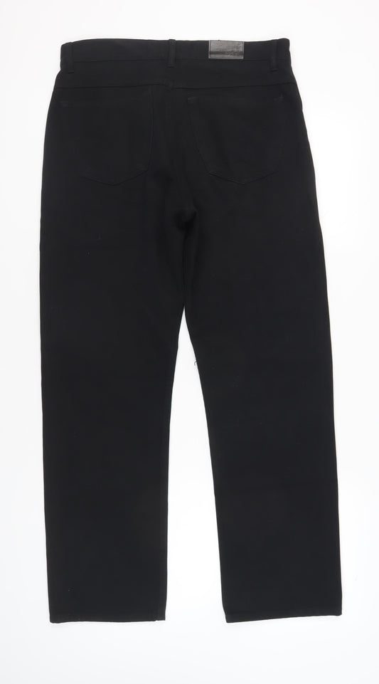 Marks & Spencer Men's Black Trousers Size 34