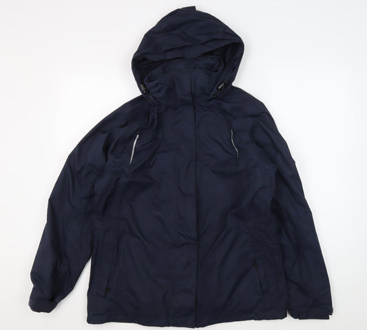Womens UK Size 12 Regatta Blue Rain Coat