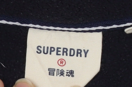 Superdry Women's Multicoloured Fleece Sweatshirt Size 10