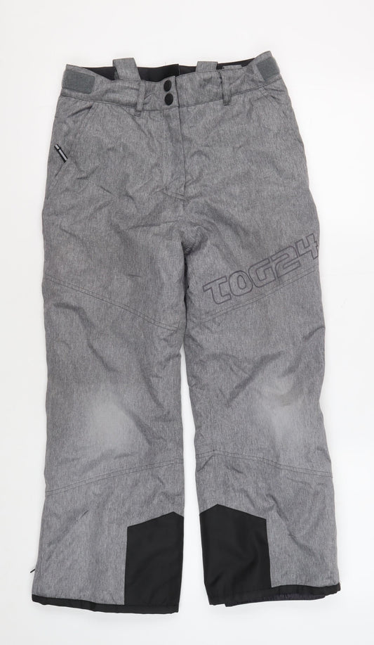 all terrain Boys Grey Insulated Snow Pants 9-10 Years