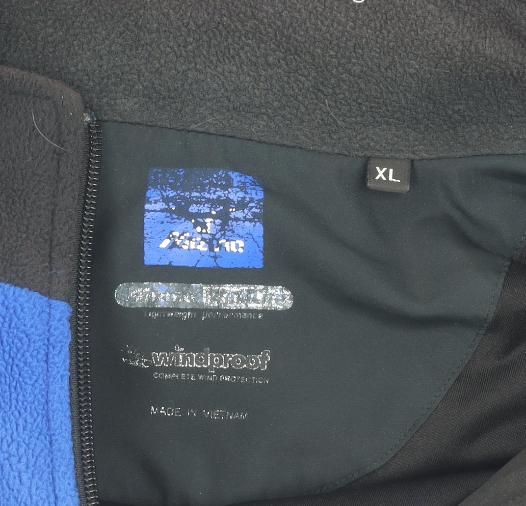 Mens UK Size XL Mizuno Blue Henley Sweatshirt