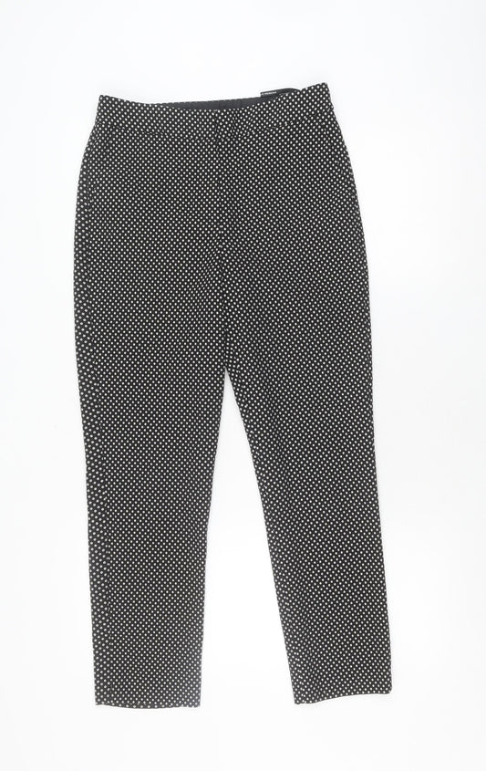 Womens UK Size 10 Dorothy Perkins Black Trousers