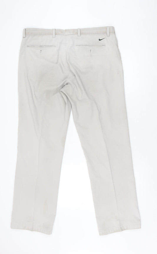 Nike Men's Beige Khakis Golf Trousers Size 38