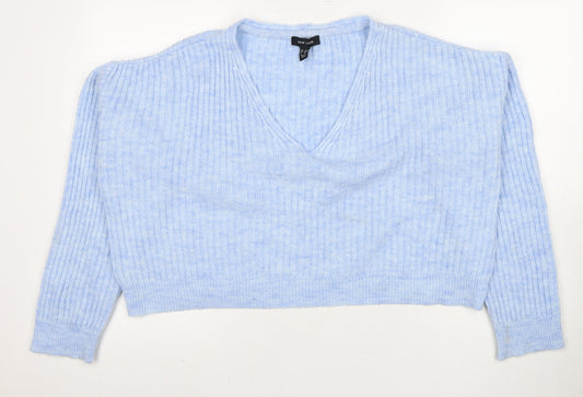 Womens UK Size S New Look Blue Pullover Jumper