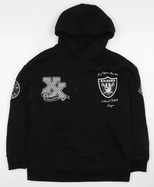Primark Boys Black NFL Hoodie 10-11 Years