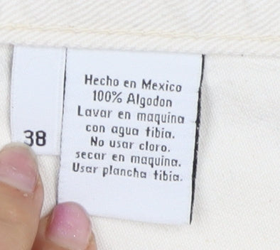 Calvin Klein Men's Ivory Jeans Size 38