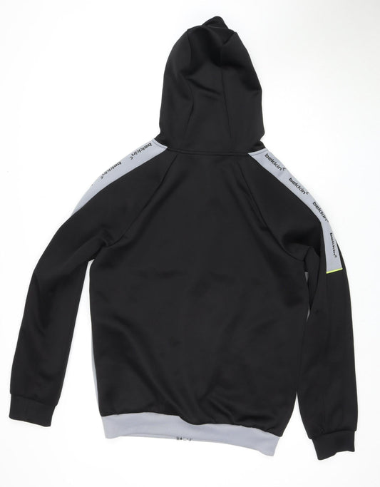 Mens UK Size M bekkin Black Full Zip Hoodie