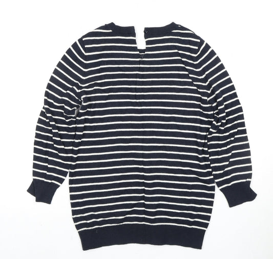 Womens UK Size XS Oasis Blue Pullover Jumper