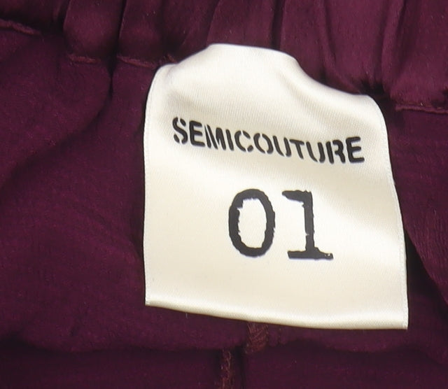 Semicouture Women's Purple Lounge Pants Size 12