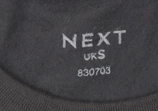 Mens UK Size S NEXT Black Pullover Sweatshirt