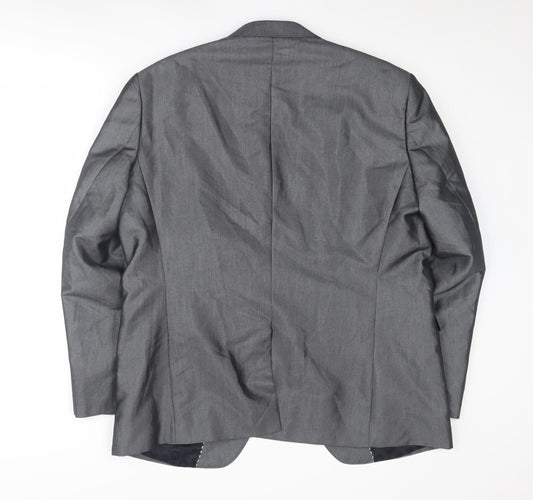 Mens UK Size 44 Milan Collection Regular Grey Suit Jacket