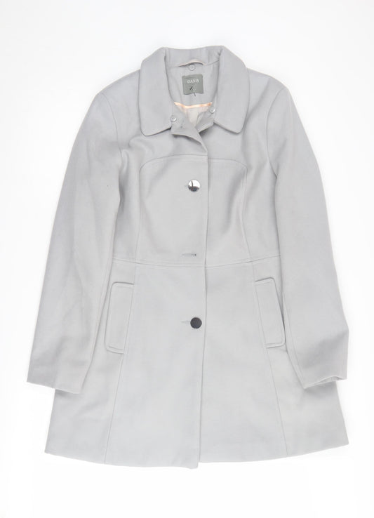 Womens UK Size L Oasis Grey Overcoat