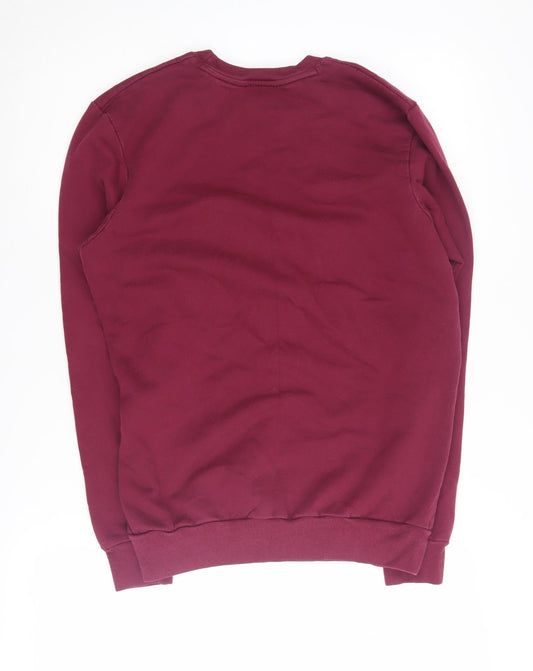 Mens UK Size M Hype Red Pullover Sweatshirt