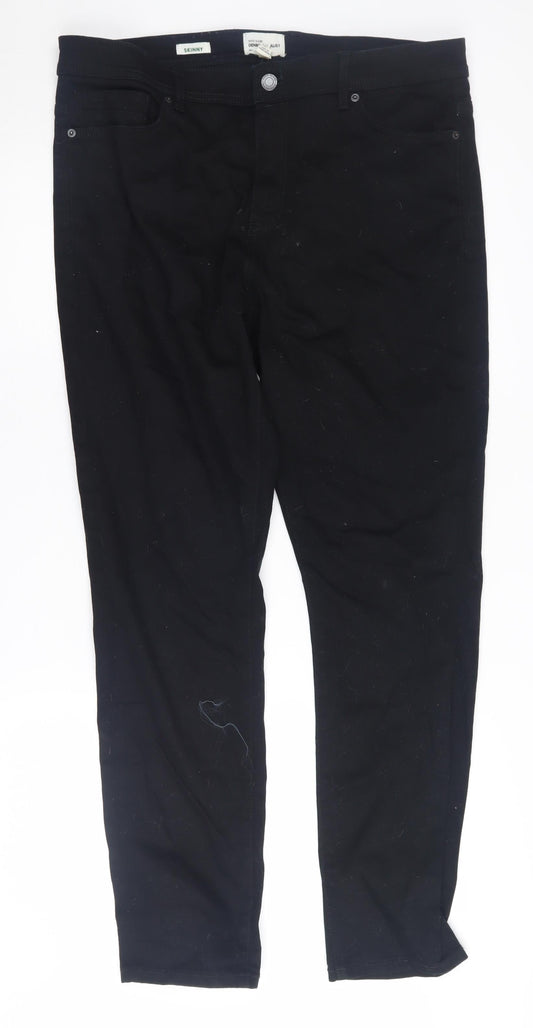 Womens UK Size 8 River Island Slim Fit Skinny Black Jeans