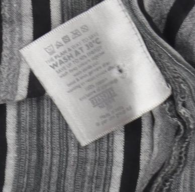 Womens UK Size 12 Marks and Spencer Black Button-Up