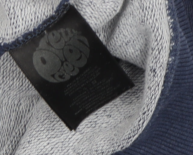 Mens UK Size S Pretty Green Blue Pullover Sweatshirt