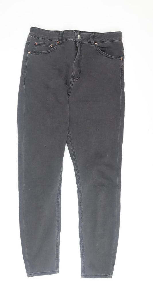 Additional front view of ASOS Women’s Skinny Black Jeans, size UK 30