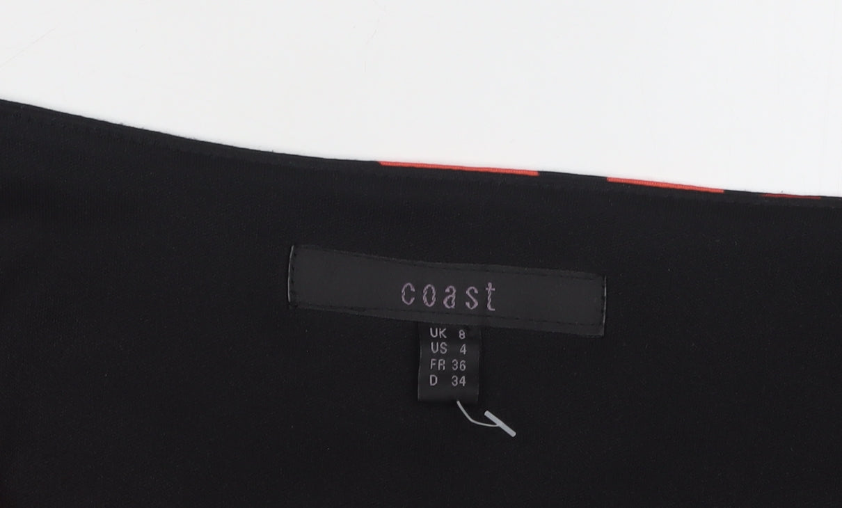 Coast Women’s Multicoloured Dress Size 8 V-Neck