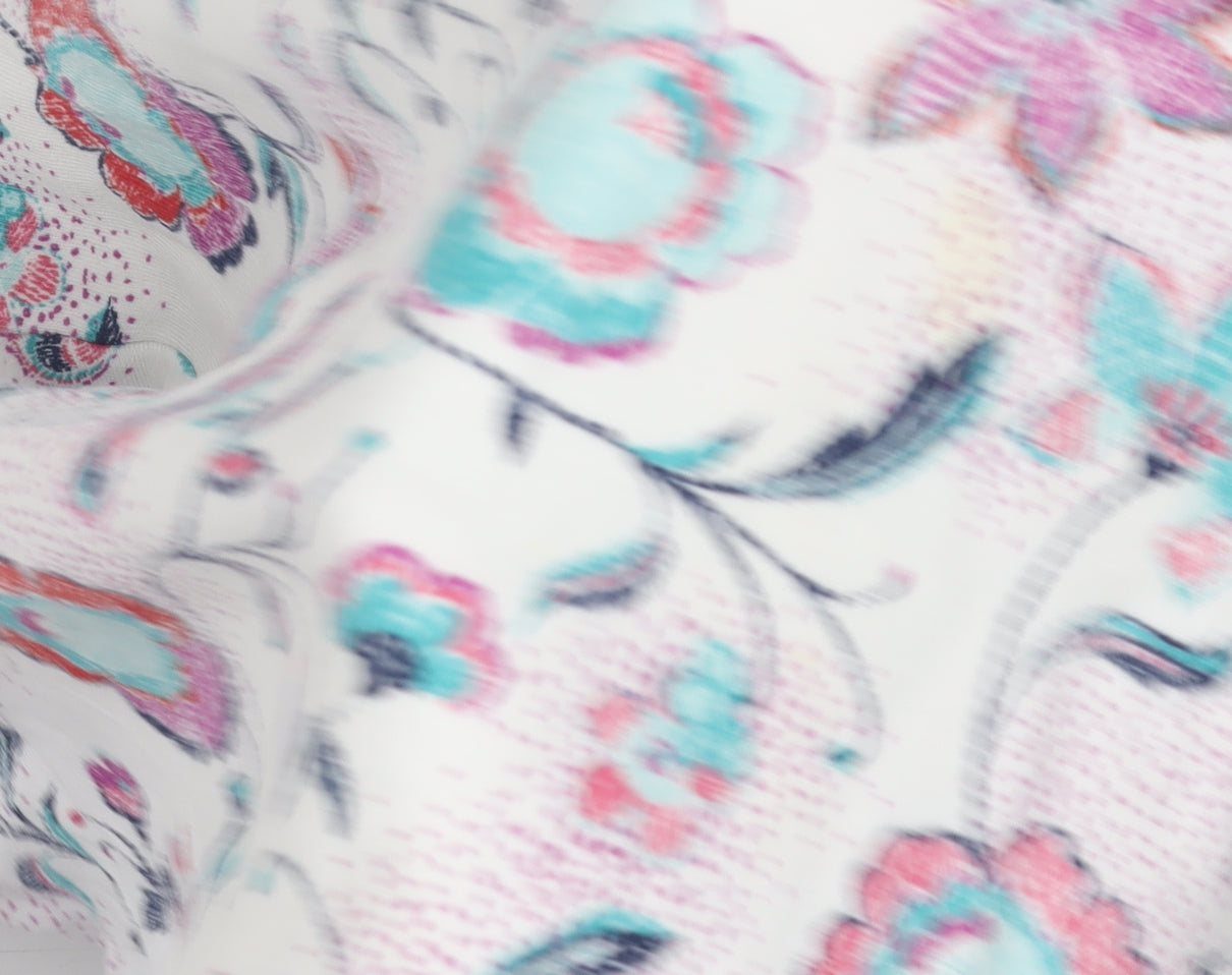 Isle Essentials Women's Floral T-Shirt L Multicoloured