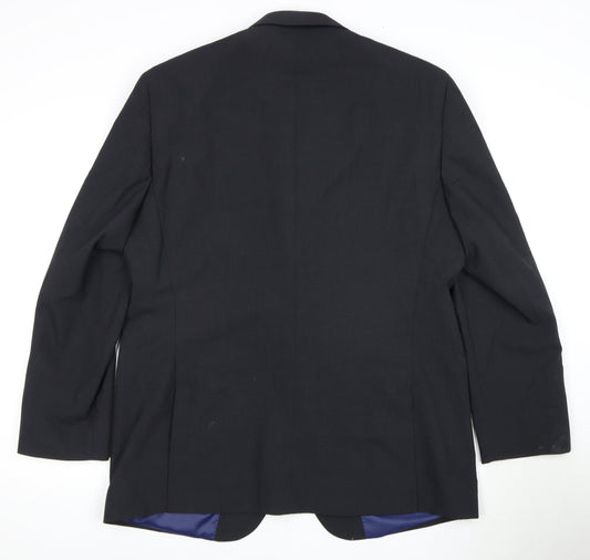 Mens UK Size 44 Greenwoods Regular Black Suit Jacket