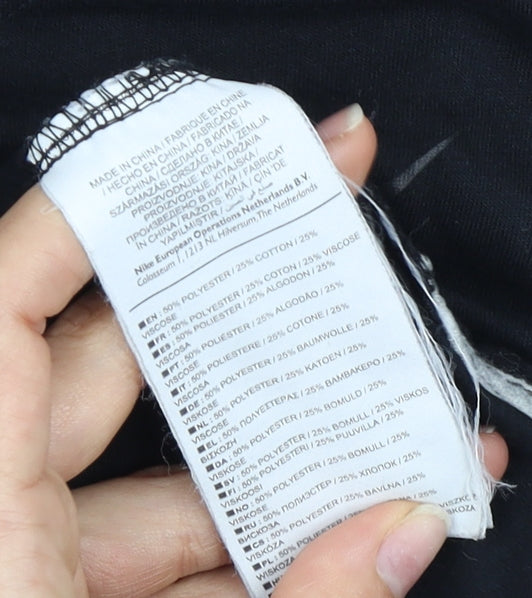 Nike Women's Black Crew Neck T-Shirt Size M Casual Wear