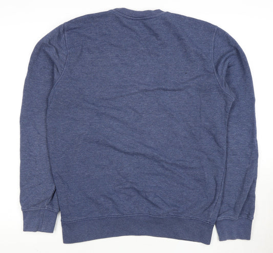 Mens UK Size M Champion Blue Pullover Sweatshirt