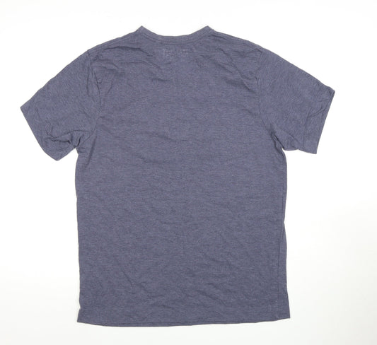 Marvel Captain America Men's Blue T-Shirt M