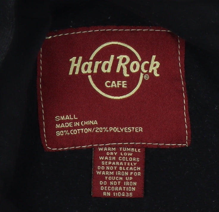 Mens UK Size S Hard Rock Cafe Black Pullover Hoodie