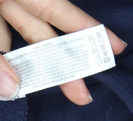 Primark Men's Blue NFL Patriots Hoodie M