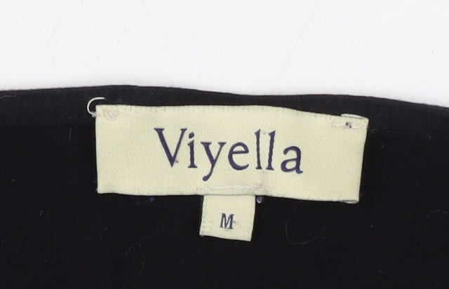 Viyella Women's Black 3/4 Sleeve T-Shirt M