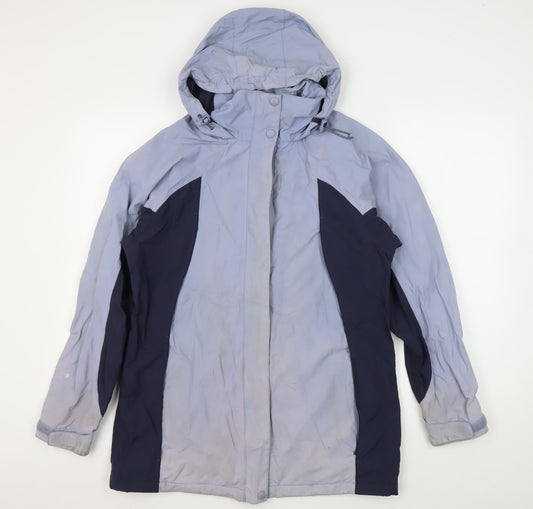 Womens UK Size 12 Peter Storm Blue Anorak Coat